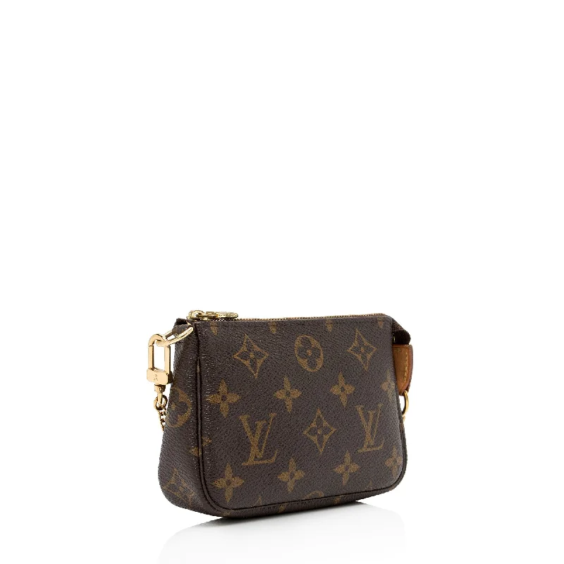 Louis Vuitton backpacks with a padded laptop compartment for travelLouis Vuitton Monogram Canvas Mini Pochette Accessoires (s84SHR)