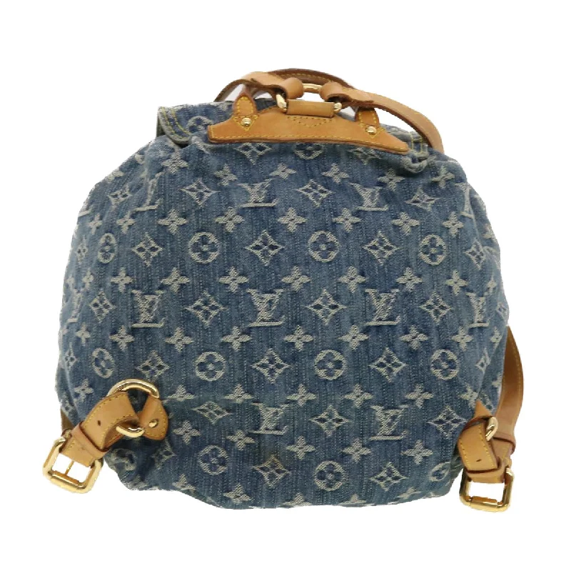 Louis Vuitton Twist bags with a crystal - embellished LV - turnlockLOUIS VUITTON Monogram Denim Sac A Dos GM Backpack Blue M95056 LV Auth 30454A