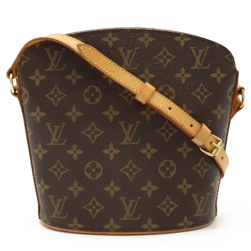 Louis Vuitton bags with a detachable mobile phone holder for convenienceLouis Vuitton Monogram Drouo Shoulder Bag Diagonal