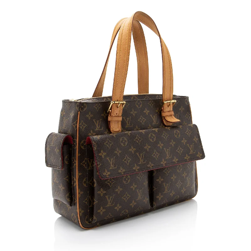 Louis Vuitton bags with a magnetic snap closure for easy accessLouis Vuitton Monogram Canvas Multipli-cite Tote (TdrrjT)