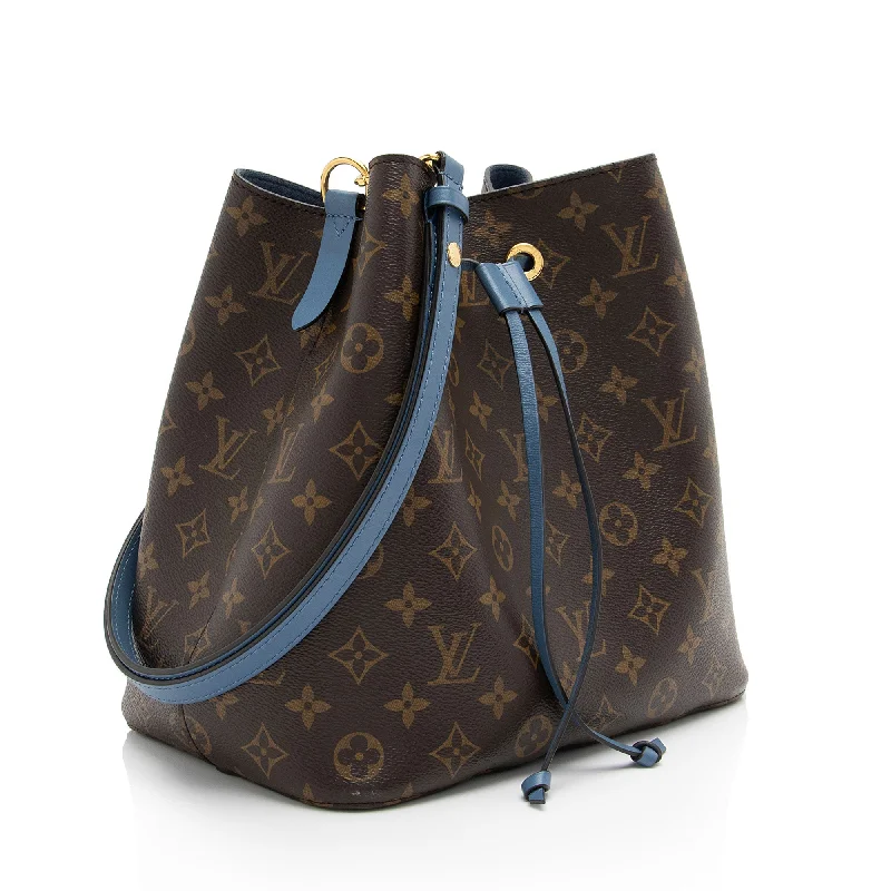 Louis Vuitton bags with a zip - around closure for enhanced securityLouis Vuitton Monogram Canvas Neonoe Shoulder Bag (hyKvaa)