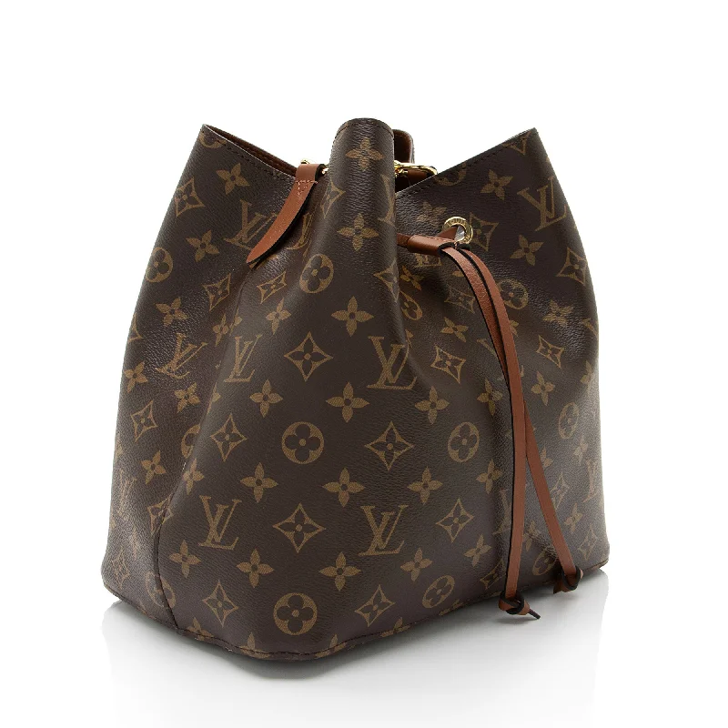 Ladies Louis Vuitton shoulder bags with a magnetic - closure flap for easeLouis Vuitton Monogram Canvas Neonoe Shoulder Bag (vTEOAx)