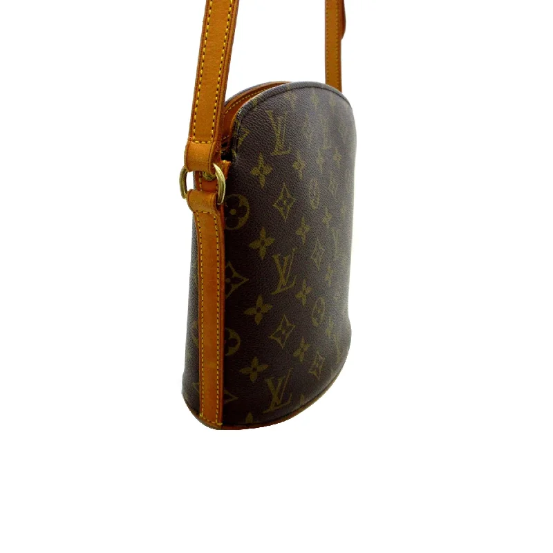 Louis Vuitton handbags with a metal - framed clasp for durabilityLouis Vuitton Monogram Drouot (SHG-6ExxMP)