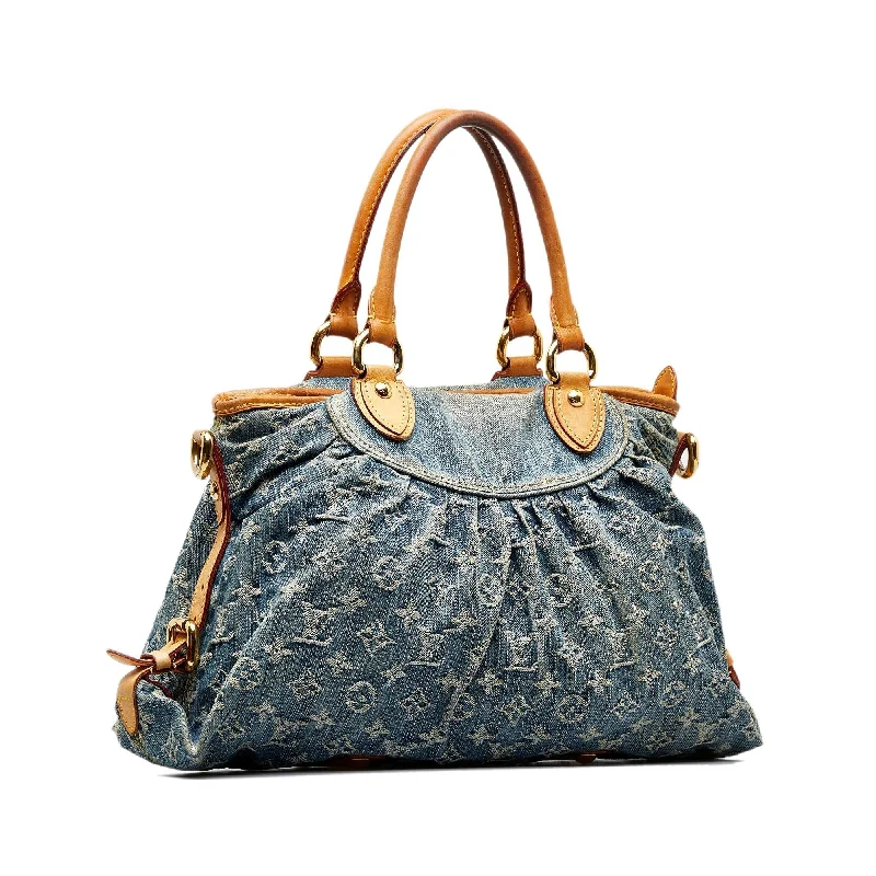 Louis Vuitton Alma bags with a monogram - embossed leather surfaceLouis Vuitton Monogram Denim Neo Cabby MM (SHG-bYQHaz)