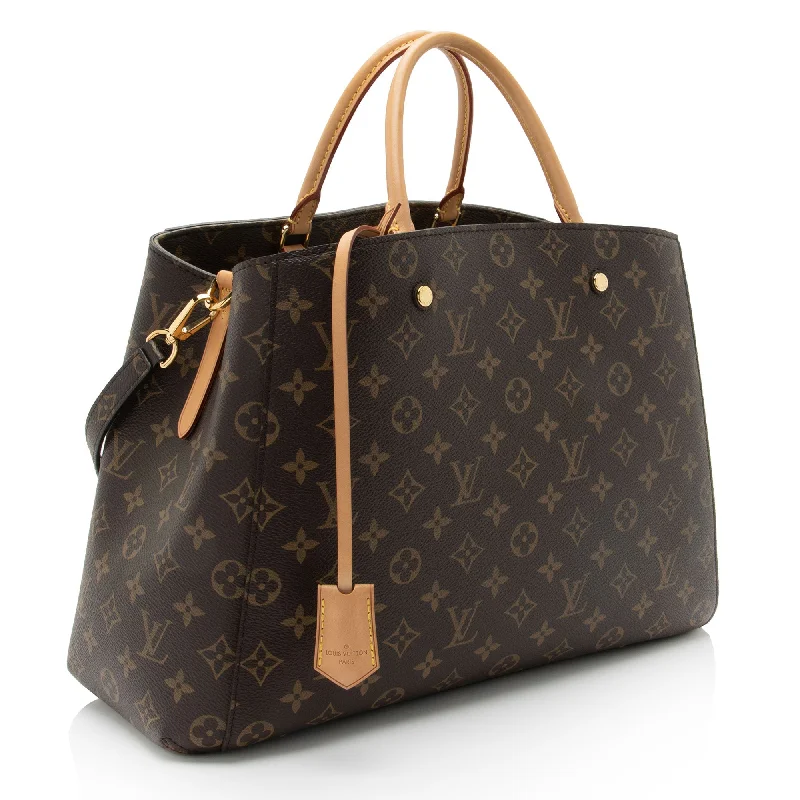 Louis Vuitton Neverfull bags with large capacity for everyday essentialsLouis Vuitton Monogram Canvas Montaigne GM Tote (eo6bYL)