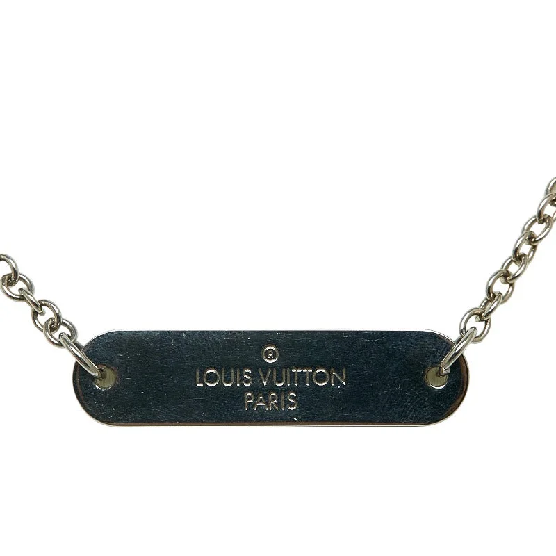 Louis Vuitton Twist bags with a snakeskin - effect panel for a bold lookLouis Vuitton Monogram Eclipse Collie Chain Pin-Lock Collar M68875 Silver Metal PVC  Louis Vuitton