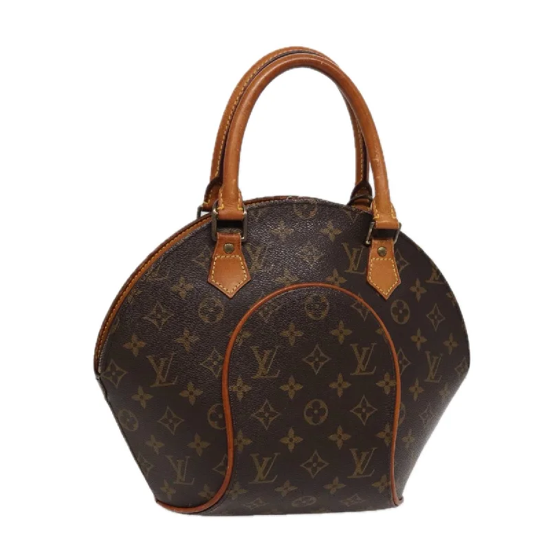 Louis Vuitton handbags with a back - zip pocket for storing valuablesLOUIS VUITTON Monogram Ellipse PM Hand Bag M51127 LV Auth 89122