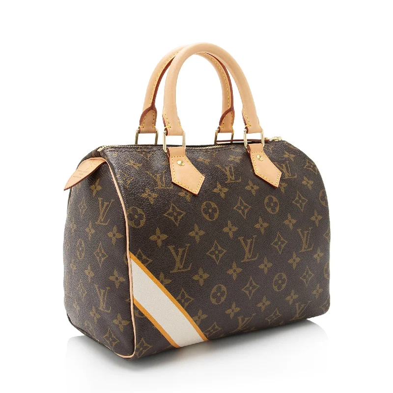 Louis Vuitton Alma bags with a monogram - embossed leather surfaceLouis Vuitton Monogram Canvas My LV Heritage Speedy 25 Satchel (Y5PSWO)