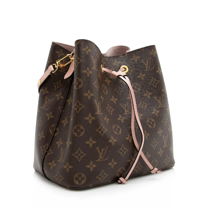 Louis Vuitton Twist bags with the iconic LV - turnlock closureLouis Vuitton Monogram Canvas Neonoe Shoulder Bag (22535)