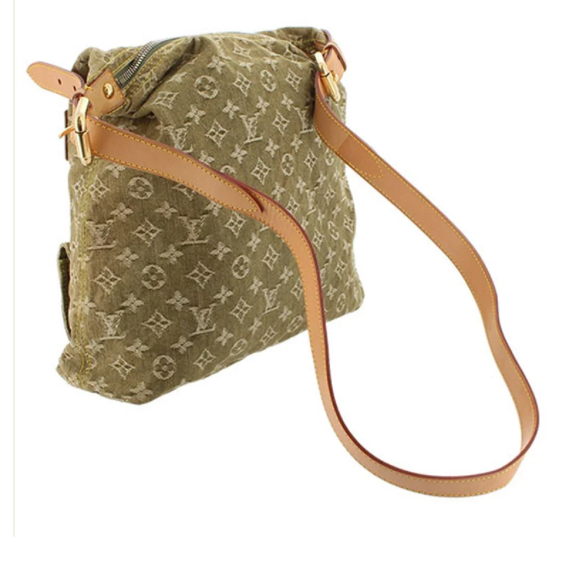 Louis Vuitton Alma bags with a leather - wrapped handle for a luxurious feelLouis Vuitton Monogram Denim Baggy GM (SHG-tqJhnl)