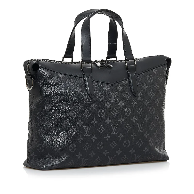 Louis Vuitton tote bags with a double - handle and shoulder - strap optionLouis Vuitton Monogram Eclipse Explorer (SHG-5bcl1T)