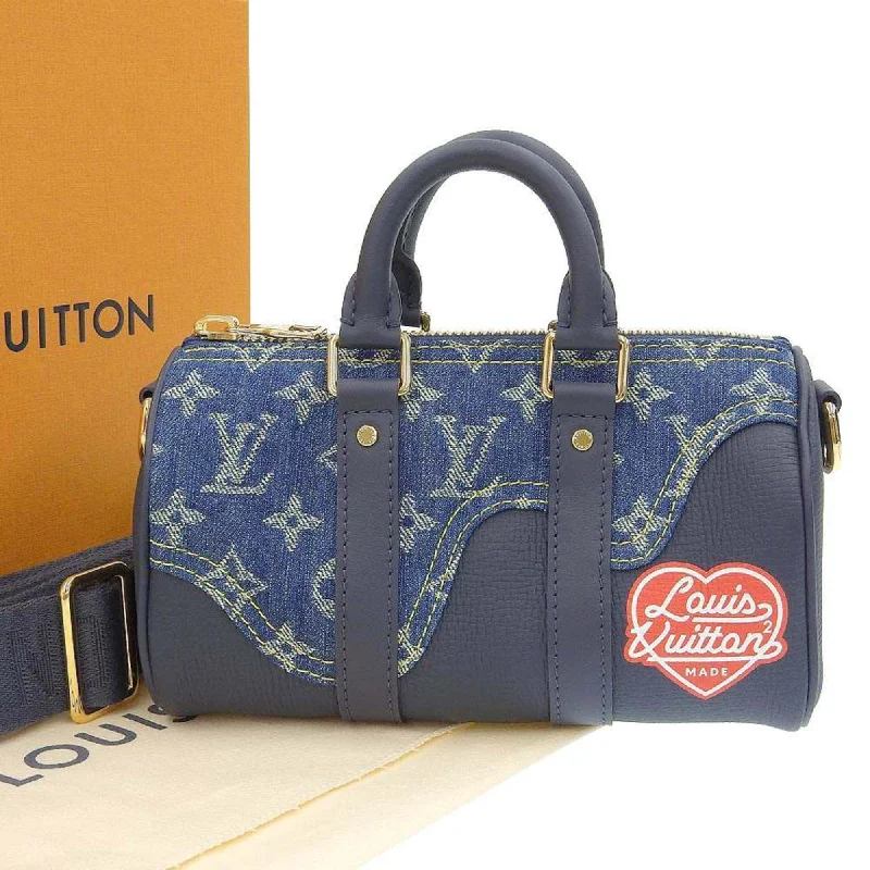 Louis Vuitton backpacks with a multi - pocket organization for functionalityLouis Vuitton Monogram Denim Keepall XS 2WAY Bag 2022 Prespring NIGO M81011