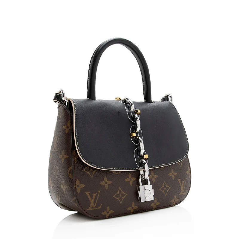 Louis Vuitton crossbody bags in a bold red color for a statementLouis Vuitton Monogram Canvas IT PM Chain Bag (21573)