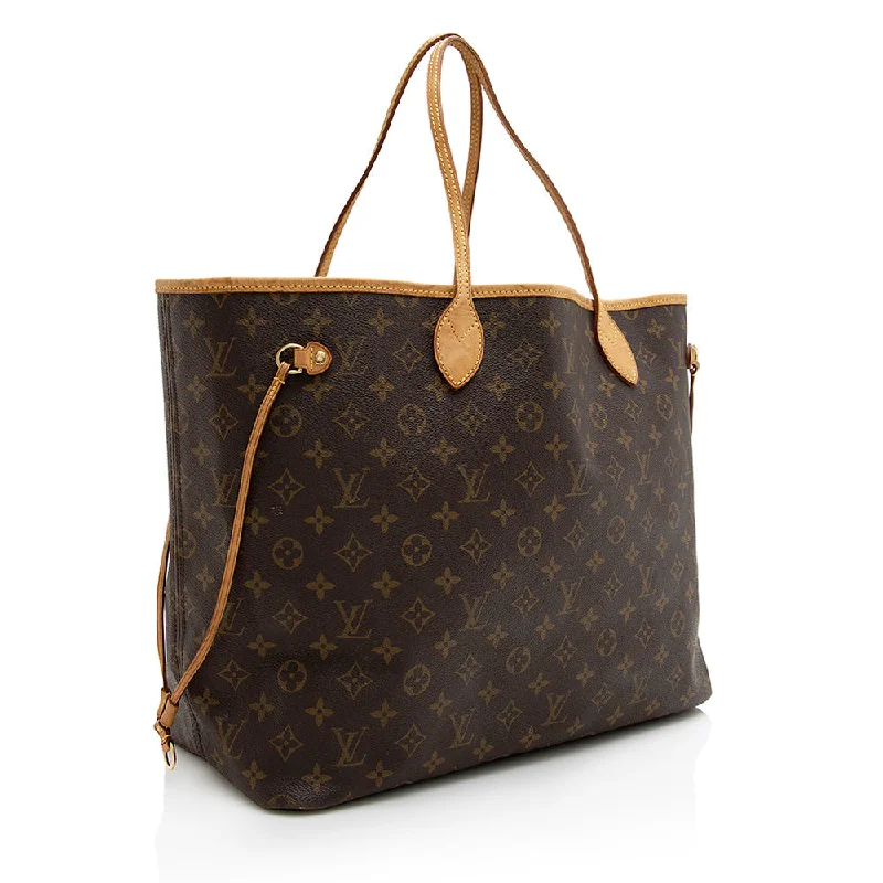 Louis Vuitton Twist bags with a snakeskin - effect panel for a bold lookLouis Vuitton Monogram Canvas Neverfull GM Tote (17731)