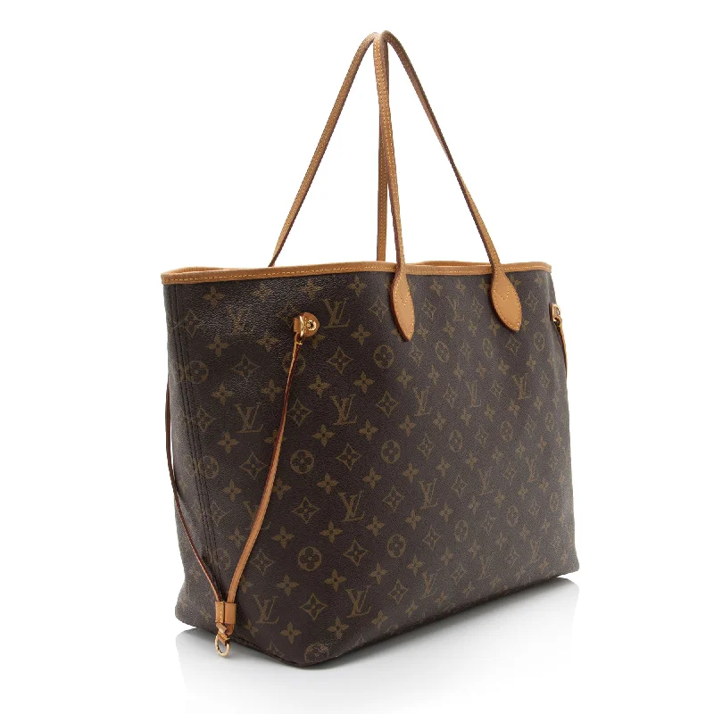 Ladies Louis Vuitton handbags with a detachable coin purse insideLouis Vuitton Monogram Canvas Neverfull GM Tote (HyPBTF)