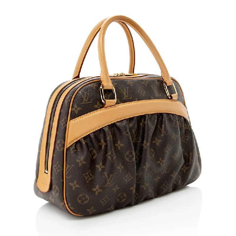 Louis Vuitton Alma bags with a detachable shoulder strap for versatilityLouis Vuitton Monogram Canvas Mizi Satchel (18017)