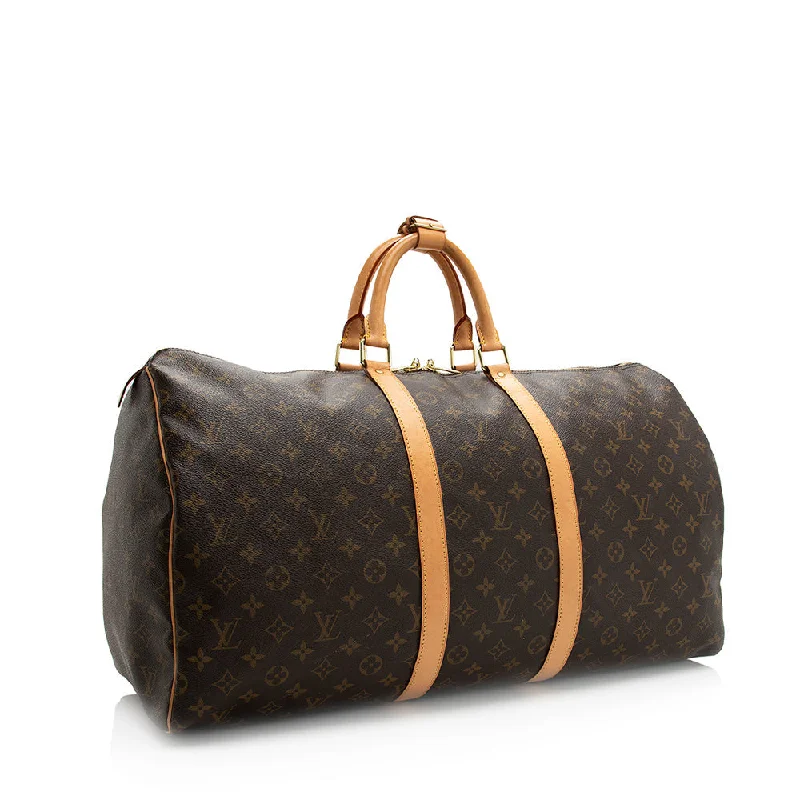 Louis Vuitton Twist bags with the iconic LV - turnlock closureLouis Vuitton Monogram Canvas Keepall 55 Duffel Bag (20296)