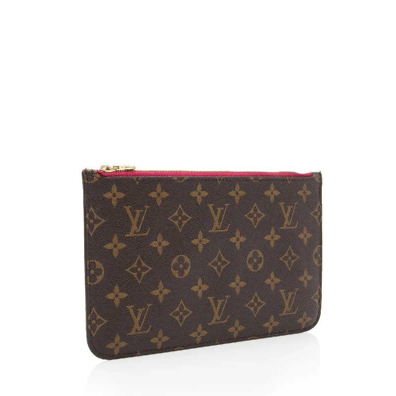 Louis Vuitton tote bags with a double - handle and shoulder - strap optionLouis Vuitton Monogram Canvas Neverfull GM Pochette (hpqdPi)