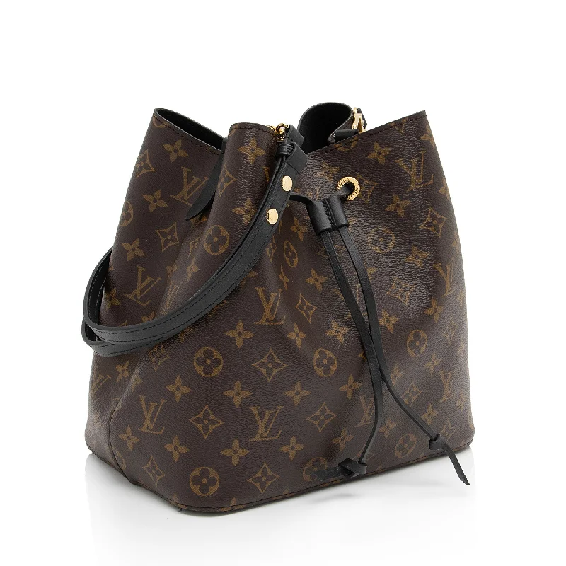 Louis Vuitton tote bags with a water - resistant coating for outdoor useLouis Vuitton Monogram Canvas Neonoe MM Shoulder Bag (jxF2wA)