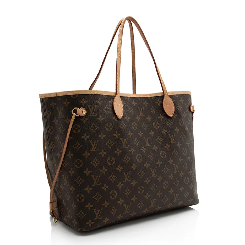 Louis Vuitton Twist bags with a crystal - embellished LV - turnlockLouis Vuitton Monogram Canvas Neverfull GM Tote (22028)