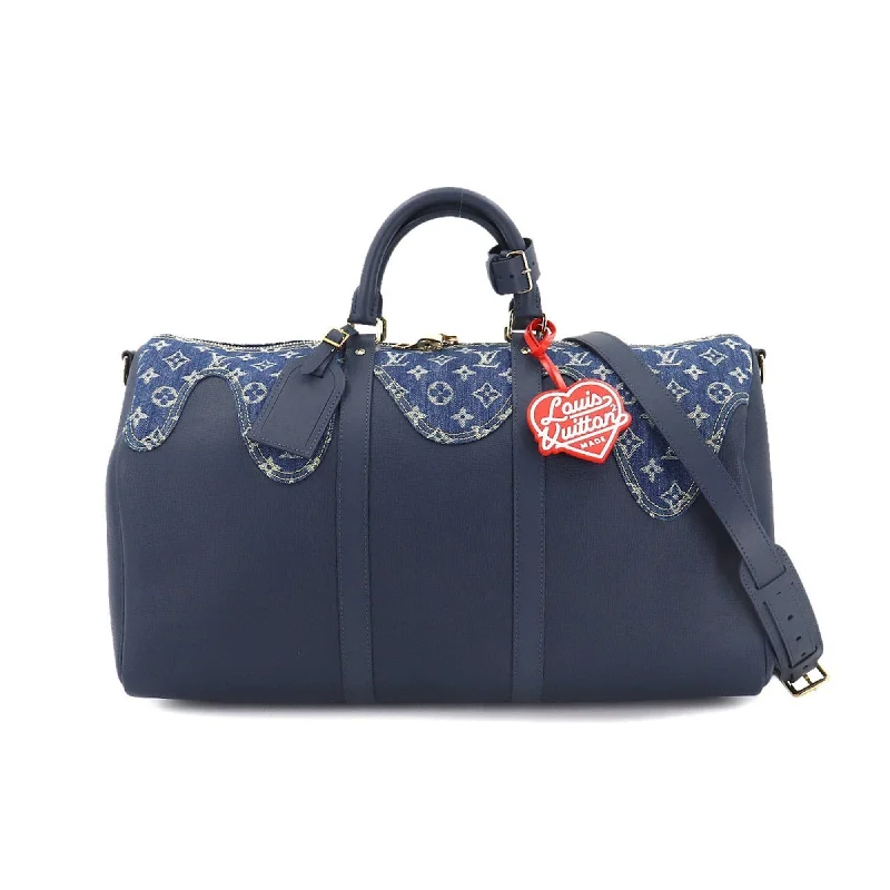 Louis Vuitton Alma bags with a monogram - embossed leather surfaceLouis Vuitton Monogram Denim Keepall Bandouliere 50 2way Boston Shoulder Bag NIGO M45975 RFID