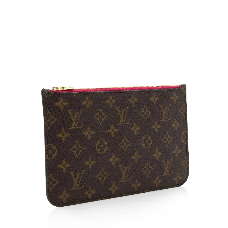 Louis Vuitton tote bags with a spacious interior and multiple pocketsLouis Vuitton Monogram Canvas Neverfull GM Pochette (BcMlEa)