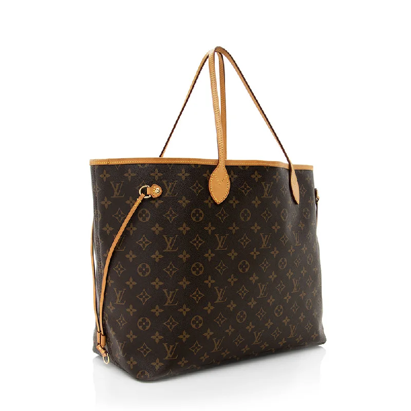 Ladies Louis Vuitton Capucines bags with a detachable shoulder strapLouis Vuitton Monogram Canvas Neverfull GM Tote (18003)