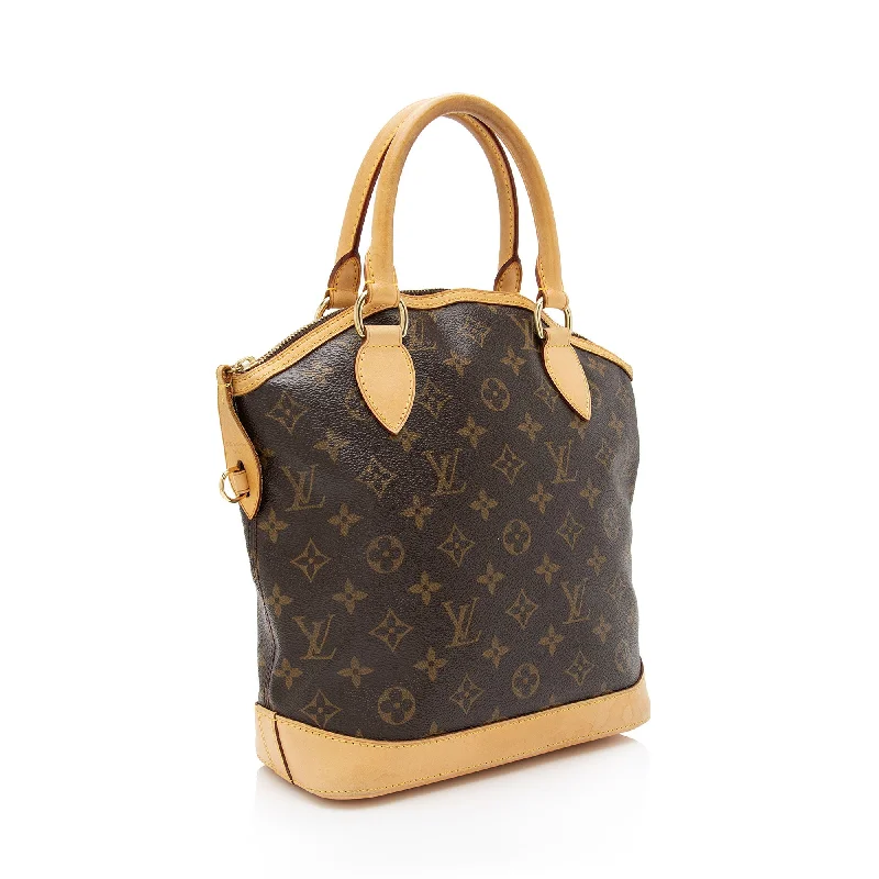 Louis Vuitton backpacks with a hidden back pocket for securityLouis Vuitton Monogram Canvas Lockit Satchel (sassyg)