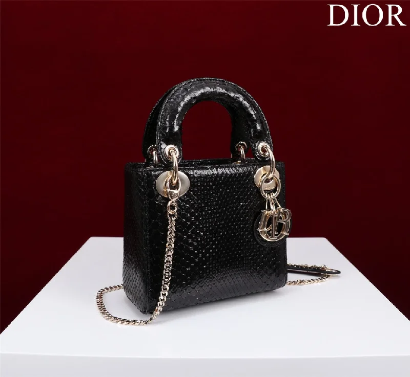 Christian Dior handbags with a detachable mirror for on - the - go touch - upsChristian Dior - Luxury Bags  191