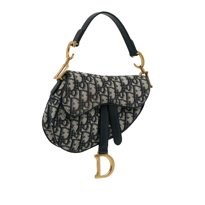 High - fashion Christian Dior bags with a geometric patternDior Oblique Saddle Bag (rgbAfN)