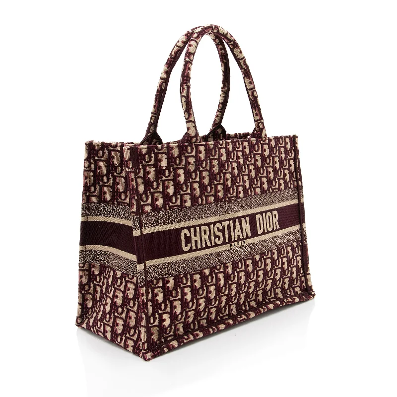 Christian Dior tote bags with a double - handle and shoulder - strap optionDior Oblique Small Book Tote (OdBGdH)